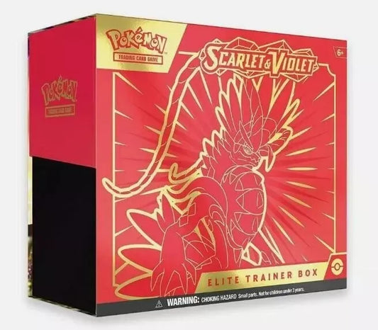 Pokemon TCG Elite Trainer Box Scarlet & Violet ETB Koraidon Red